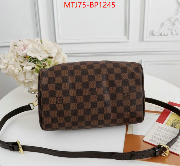 LV Bags(4A)-Speedy-,replica 1:1 ,ID: BP1245,$: 75USD