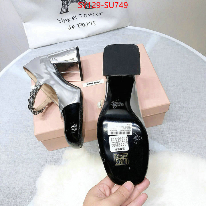 Women Shoes-Miu Miu,perfect quality ,luxury fashion replica designers , ID: SU749,$: 129USD