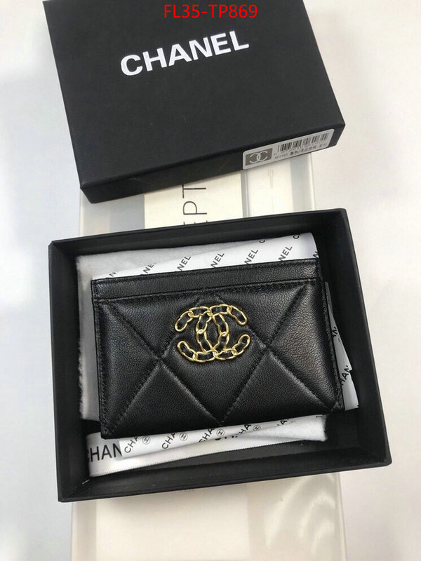 Chanel Bags(4A)-Wallet-,ID: TP869,$: 35USD