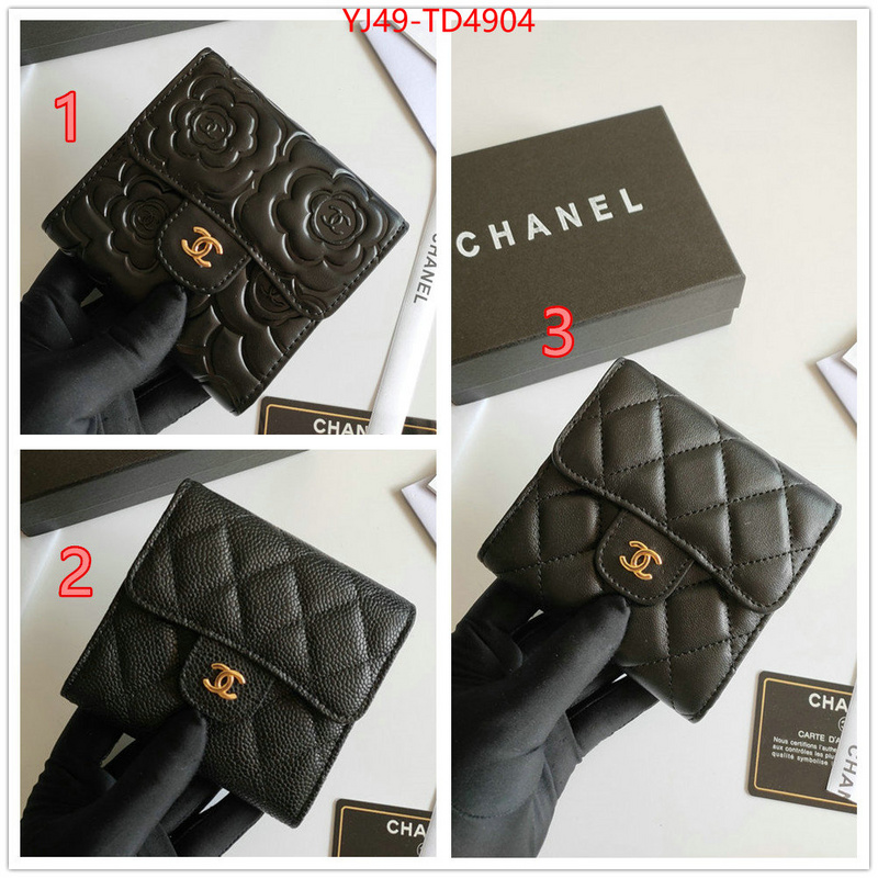 Chanel Bags(4A)-Wallet-,ID: TD4904,$: 49USD