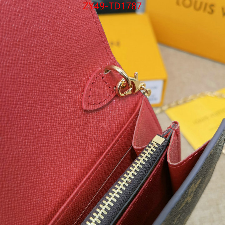 LV Bags(4A)-Wallet,ID: TD1787,$: 49USD