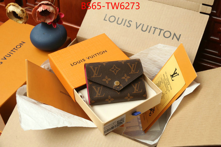 LV Bags(TOP)-Wallet,ID: TW6273,$: 65USD