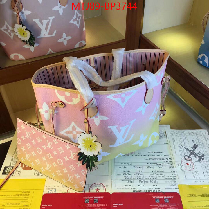 LV Bags(4A)-Neverfull-,brand designer replica ,ID: BP3744,$: 89USD