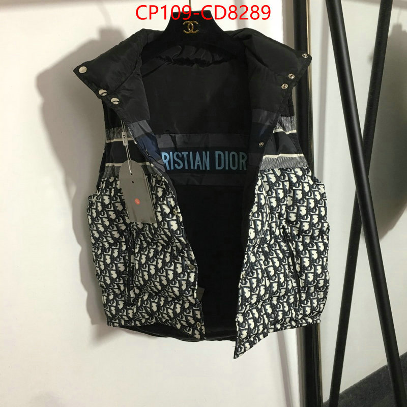 Down jacket Women-Dior,wholesale imitation designer replicas , ID: CD8289,$: 109USD