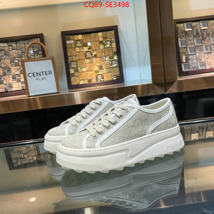 Women Shoes-Gucci,fake aaaaa , ID: SE3498,$: 89USD