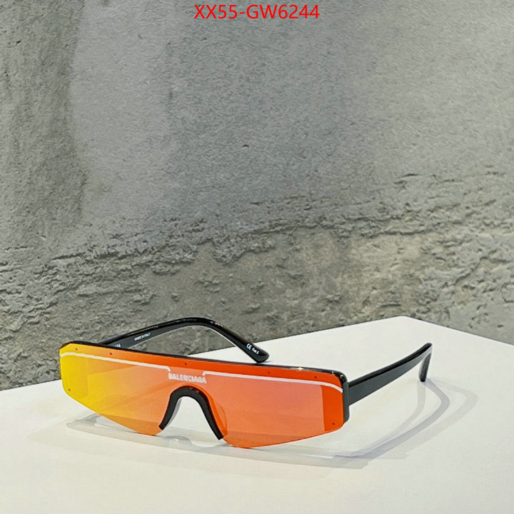 Glasses-Balenciaga,only sell high-quality , ID: GW6244,$: 55USD
