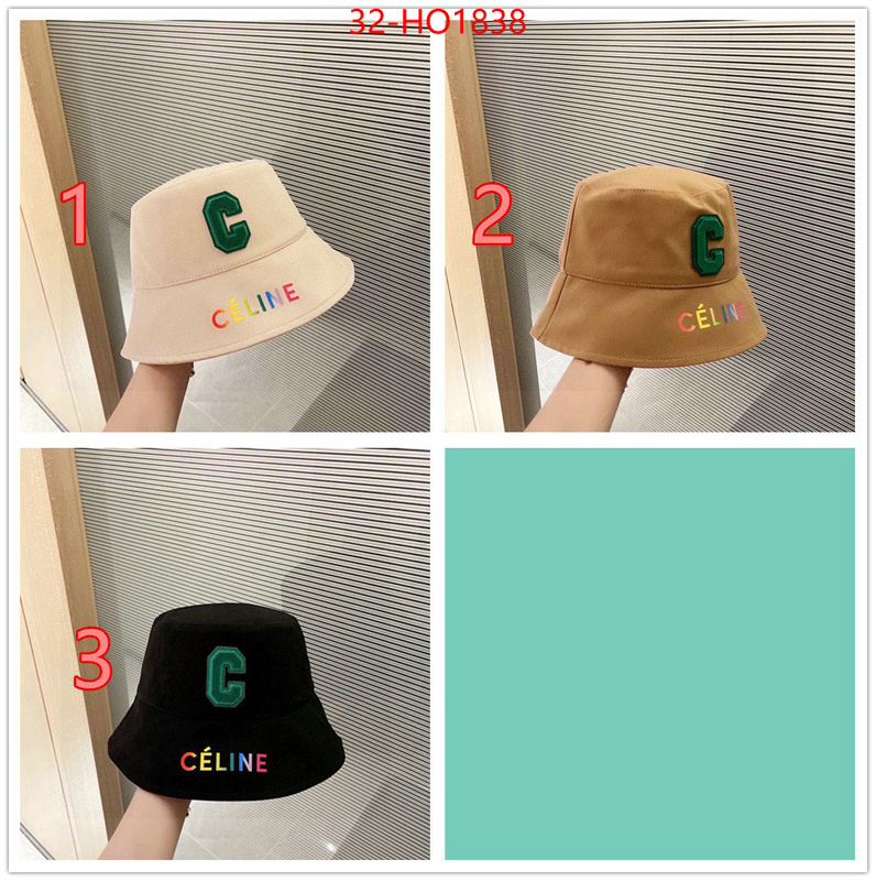 Cap (Hat)-Celine,wholesale 2023 replica , ID: HO1838,$: 32USD