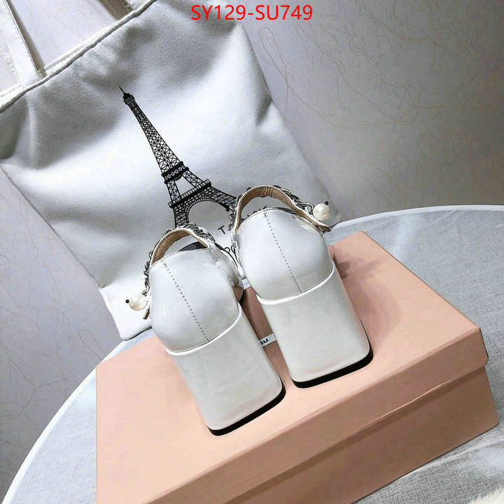 Women Shoes-Miu Miu,perfect quality ,luxury fashion replica designers , ID: SU749,$: 129USD