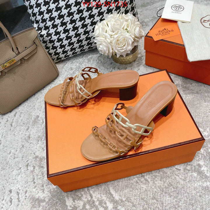 Women Shoes-Hermes,best quality replica , ID: SN1735,$: 129USD