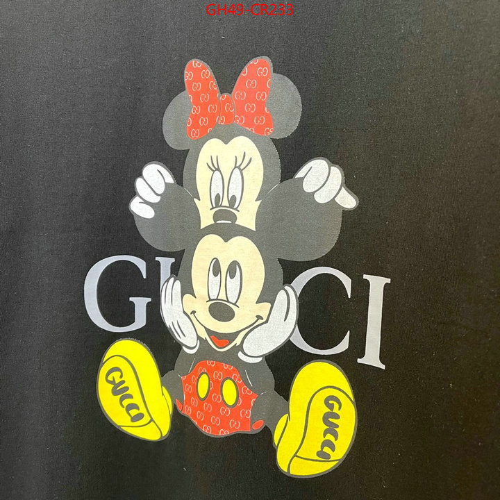 Clothing-Gucci,best quality replica , ID: CR233,$: 49USD