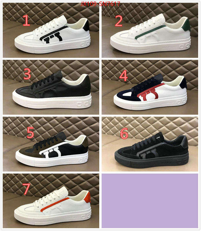 Men shoes-Ferragamo,aaaaa+ replica , ID: SN7617,$: 109USD