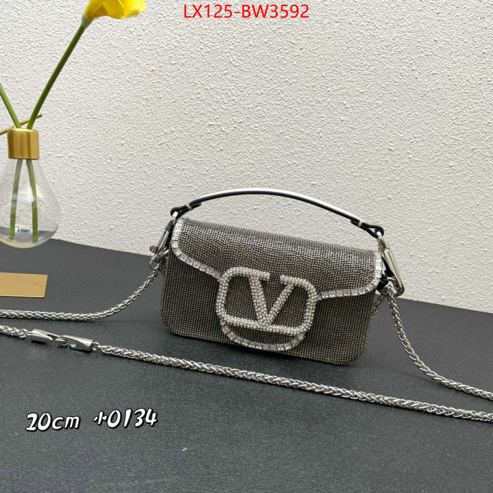 Valentino Bags(4A)-LOC-V Logo ,copy aaaaa ,ID: BW3592,$: 125USD