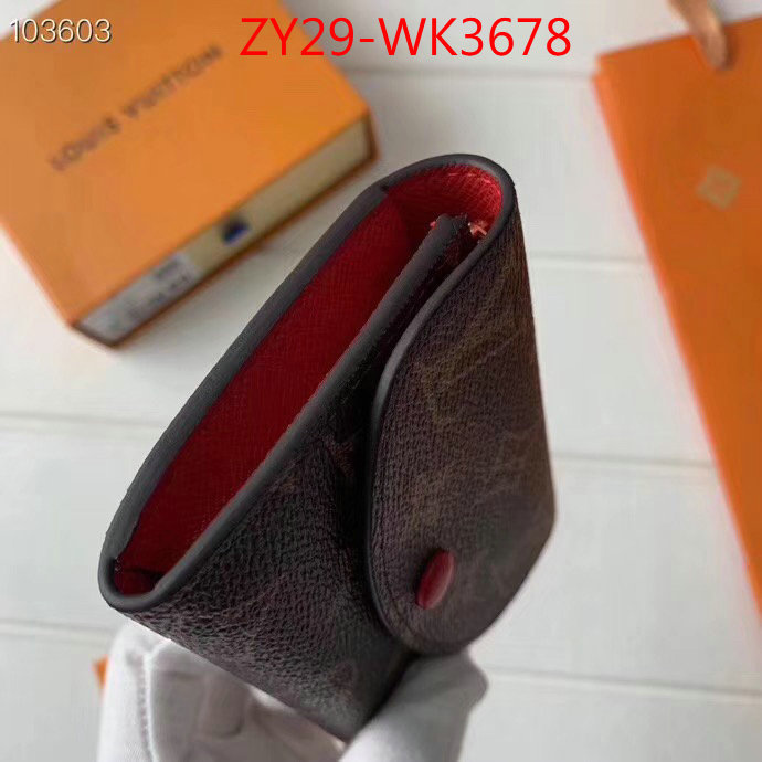 LV Bags(4A)-Wallet,ID: WK3678,$:29USD