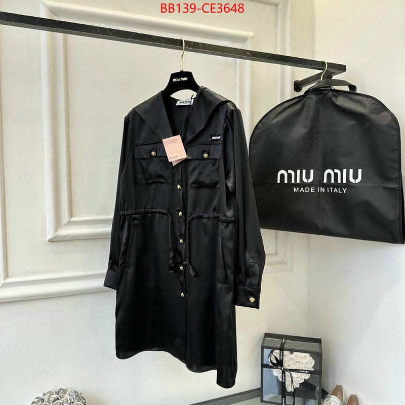 Clothing-MIU MIU,cheap online best designer , ID: CE3648,$:139USD