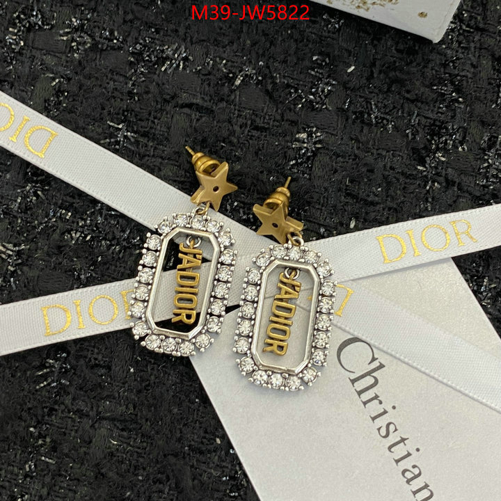 Jewelry-Dior,highest quality replica , ID: JW5822,$: 39USD