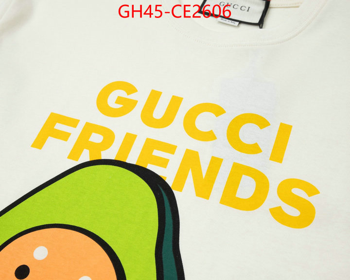 Clothing-Gucci,we provide top cheap aaaaa , ID: CE2606,$: 45USD