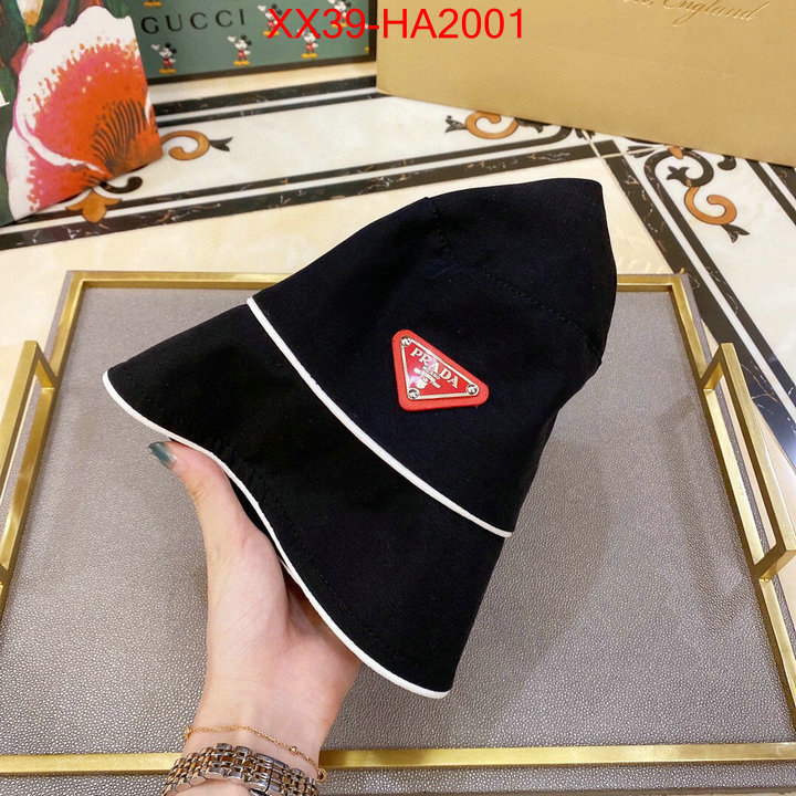 Cap (Hat)-Prada,replica aaaaa+ designer , ID:HA2001,$: 39USD