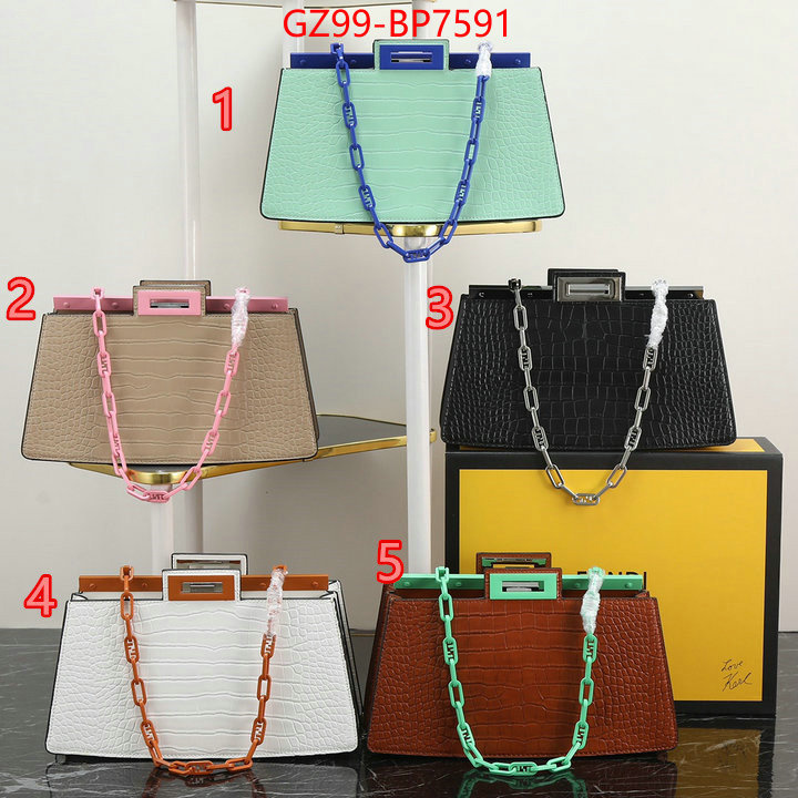 Fendi Bags(4A)-Handbag-,the most popular ,ID: BP7591,$: 99USD