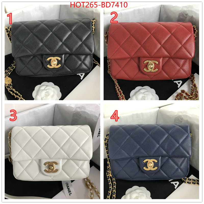 Chanel Bags(TOP)-Diagonal-,ID: BD7410,$: 265USD