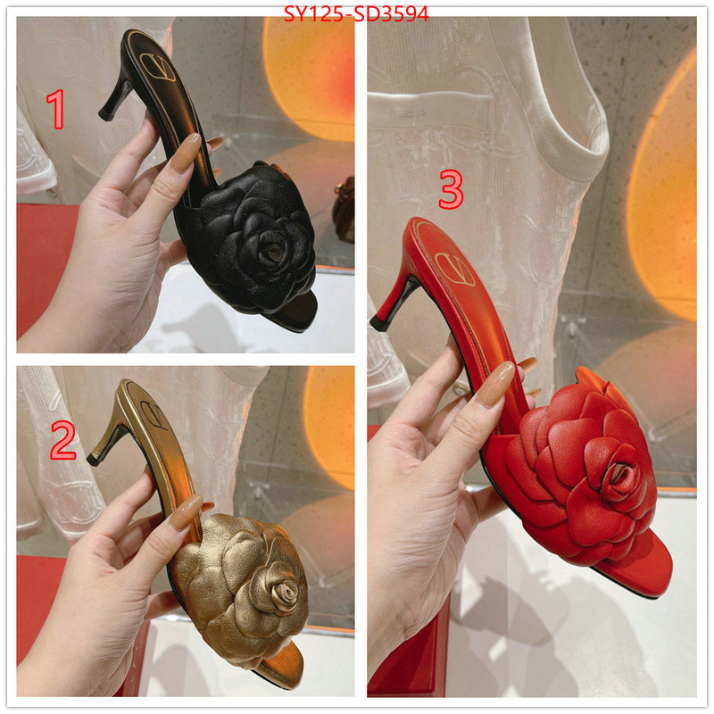 Women Shoes-Valentino,high quality 1:1 replica , ID: SD3594,$: 125USD