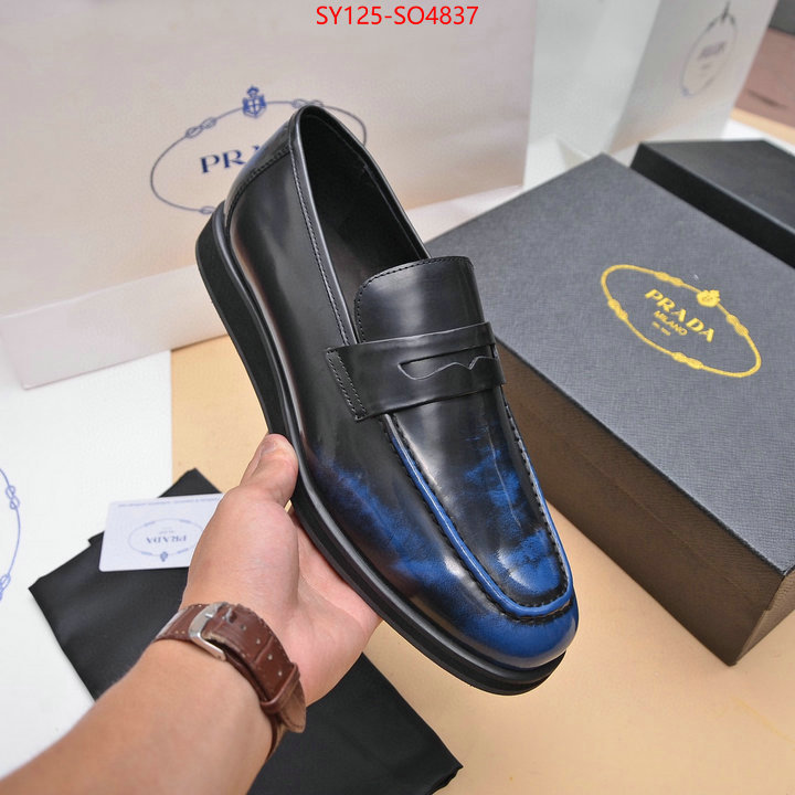 Men Shoes-Prada,designer 1:1 replica , ID: SO4837,$: 125USD