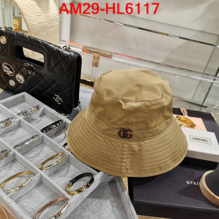 Cap (Hat)-Gucci,where to buy high quality , ID: HL6117,$: 29USD