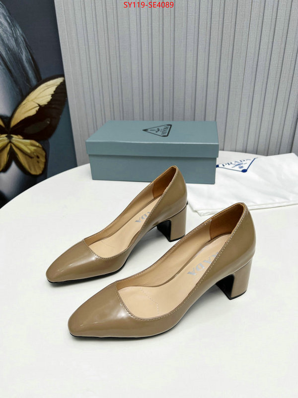 Women Shoes-Prada,the highest quality fake , ID: SE4089,$: 119USD