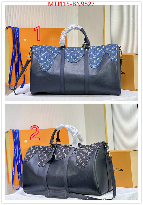 LV Bags(4A)-Keepall BandouliRe 45-50-,the highest quality fake ,ID: BN9827,$: 115USD