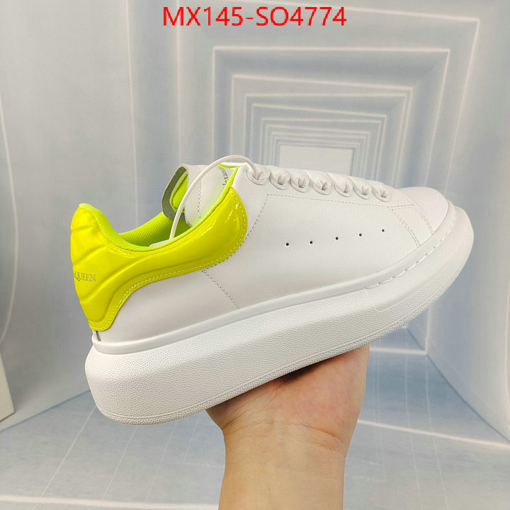 Men Shoes-Alexander McQueen,replica aaaaa designer , ID: SO4774,$: 145USD