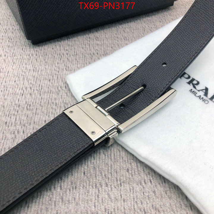 Belts-Prada,wholesale imitation designer replicas , ID: PN3177,$: 69USD