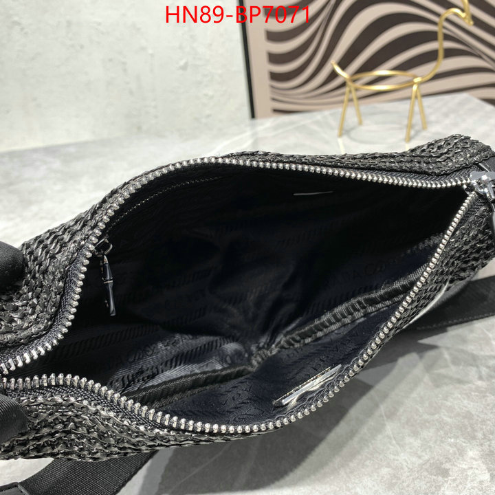 Prada Bags(4A)-Triangle,mirror copy luxury ,ID: BP7071,$: 89USD