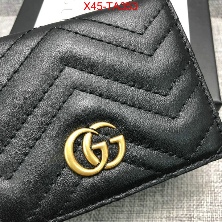 Gucci Bags(4A)-Wallet-,ID:TA353,$: 45USD