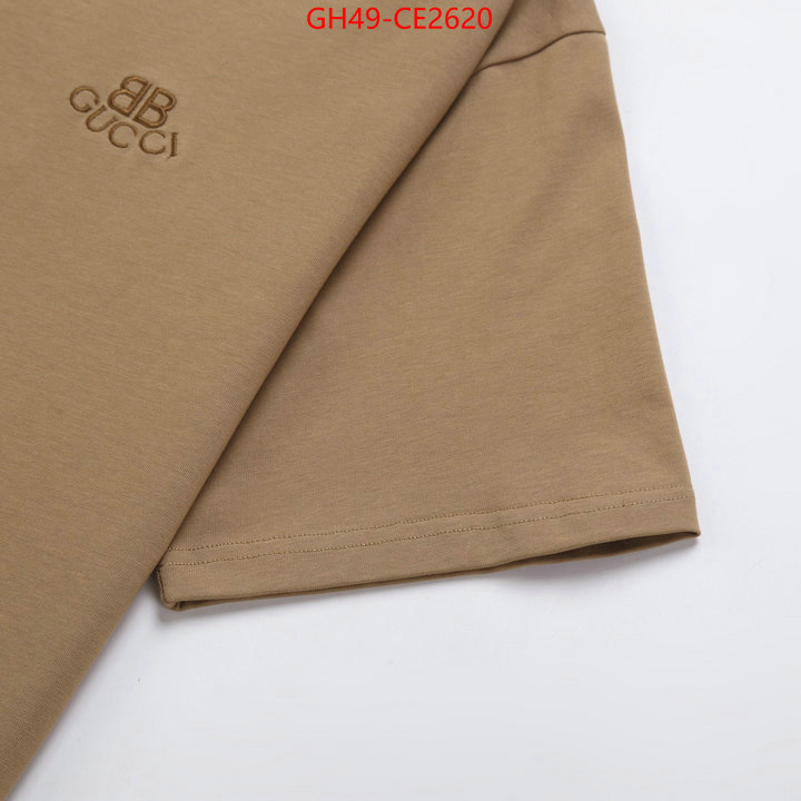 Clothing-Gucci,buy top high quality replica , ID: CE2620,$: 49USD