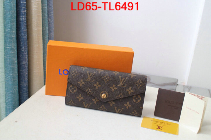 LV Bags(TOP)-Wallet,ID:TL6491,$: 65USD