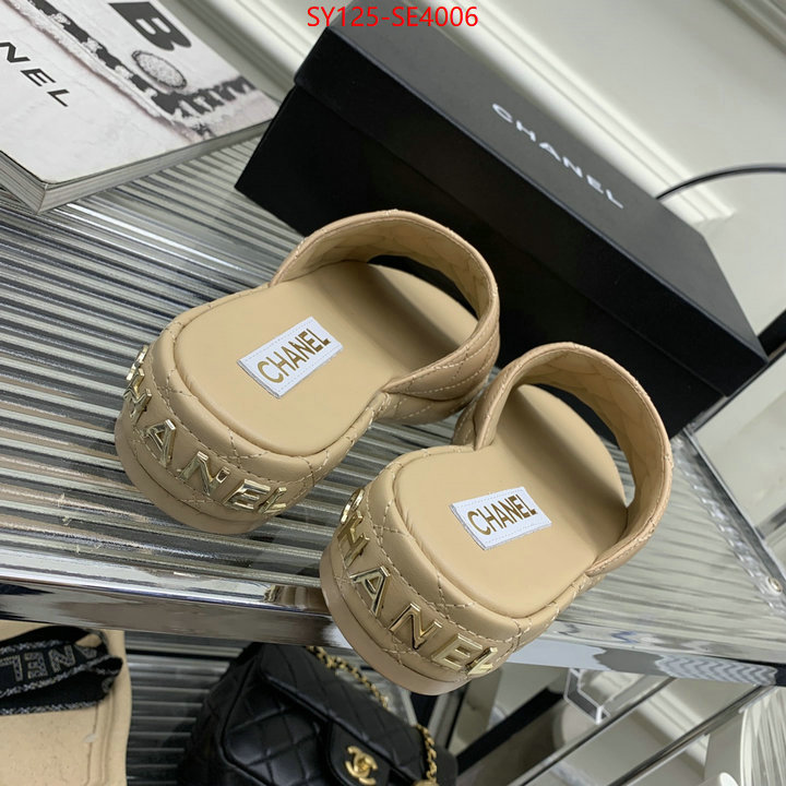 Women Shoes-Chanel,where should i buy replica , ID: SE4006,$: 125USD