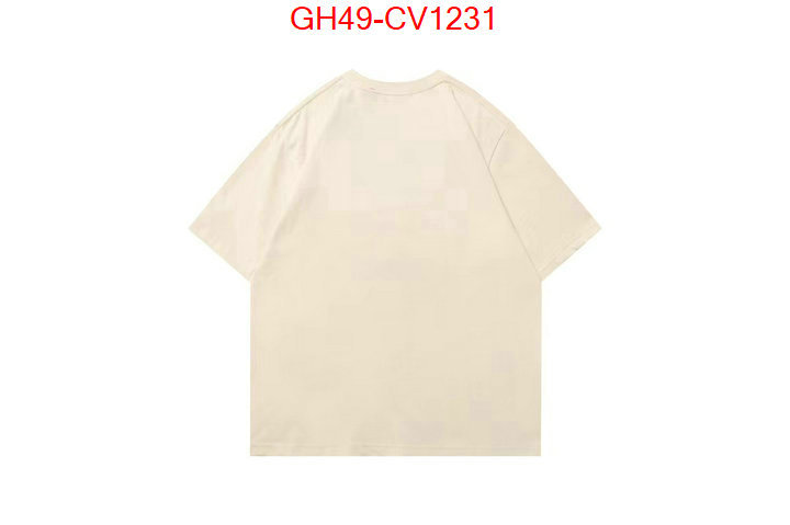 Clothing-Gucci,top quality designer replica , ID: CV1231,$: 49USD