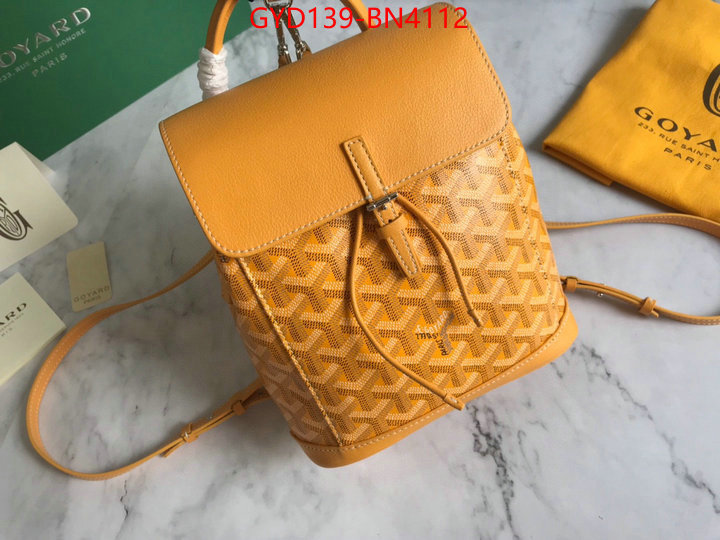 Goyard Bags(4A)-Backpack-,how to start selling replica ,ID: BN4112,$: 139USD