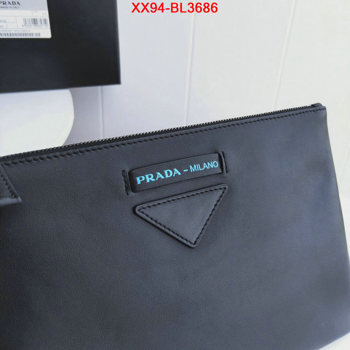 Prada Bags(TOP)-Clutch-,ID: BL3686,$: 94USD