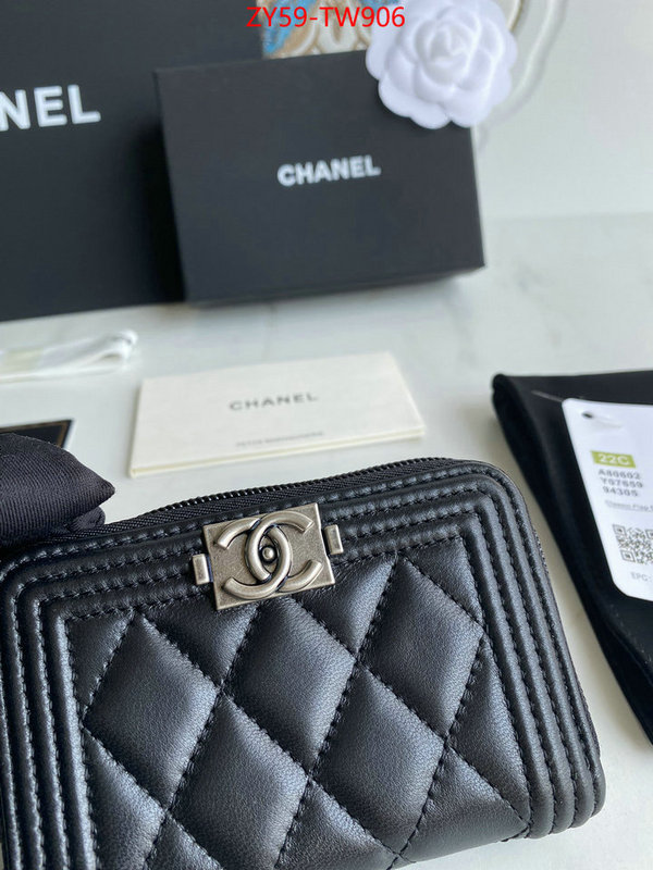 Chanel Bags(TOP)-Wallet-,ID: TW906,$: 59USD