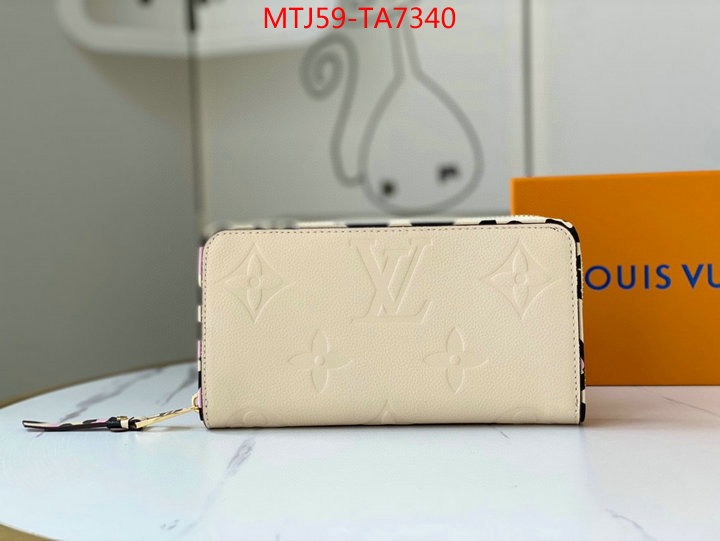 LV Bags(4A)-Wallet,ID: TA7340,$: 59USD