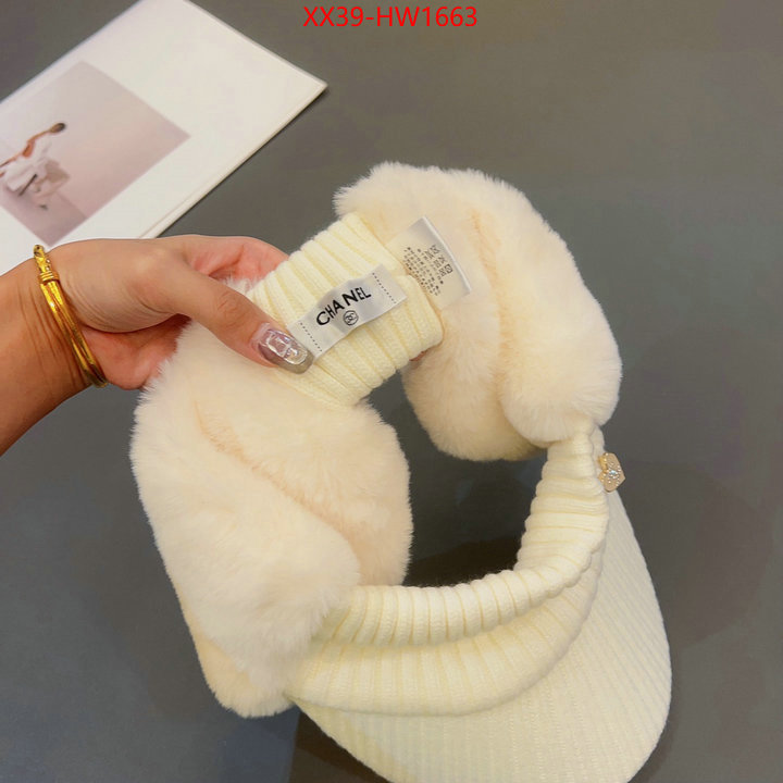 Cap (Hat)-Chanel,best quality replica , ID: HW1663,$: 39USD