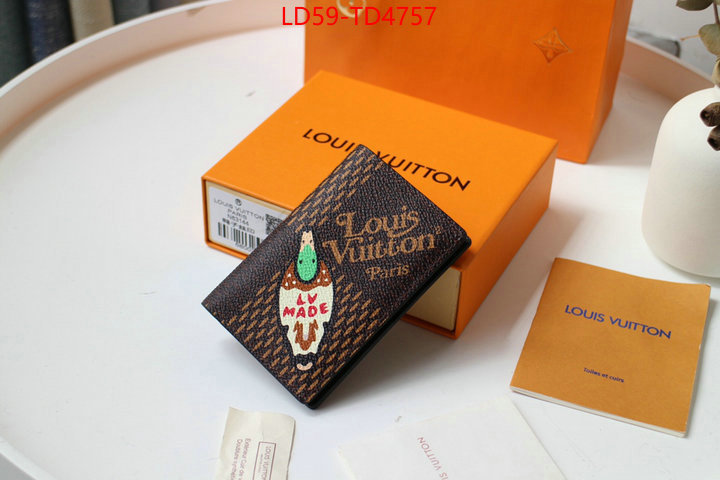 LV Bags(TOP)-Wallet,ID: TD4757,$: 59USD