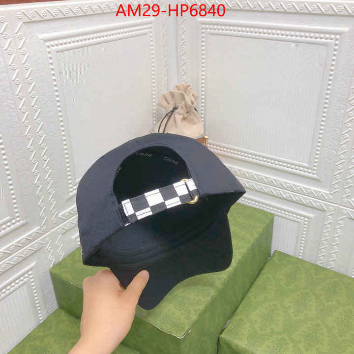 Cap (Hat)-Celine,mirror copy luxury , ID: HP6840,$: 29USD