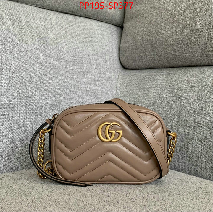 Gucci Bags(TOP)-Marmont,ID: BP377,$: 195USD