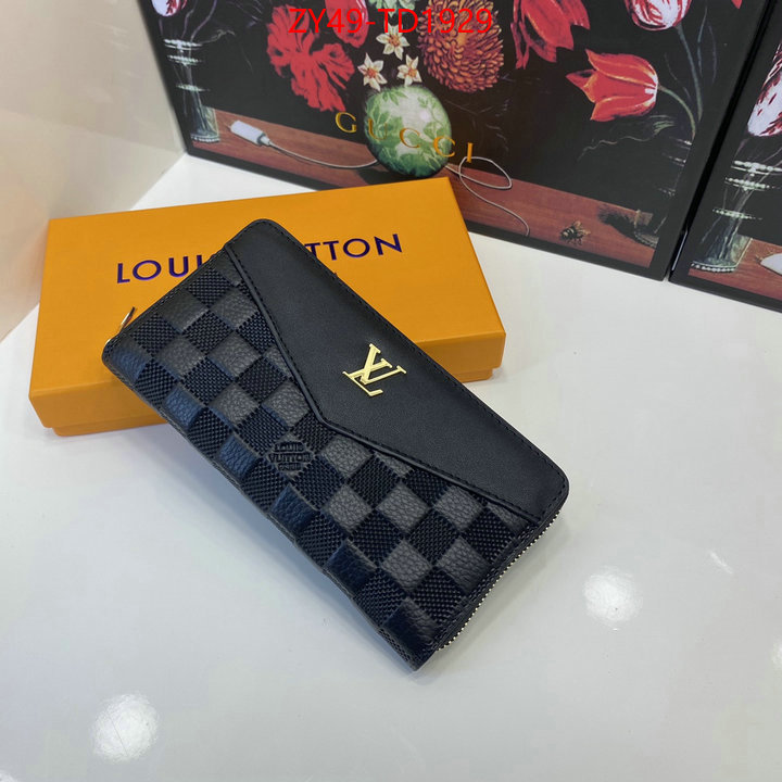 LV Bags(4A)-Wallet,ID: TD1929,$: 49USD