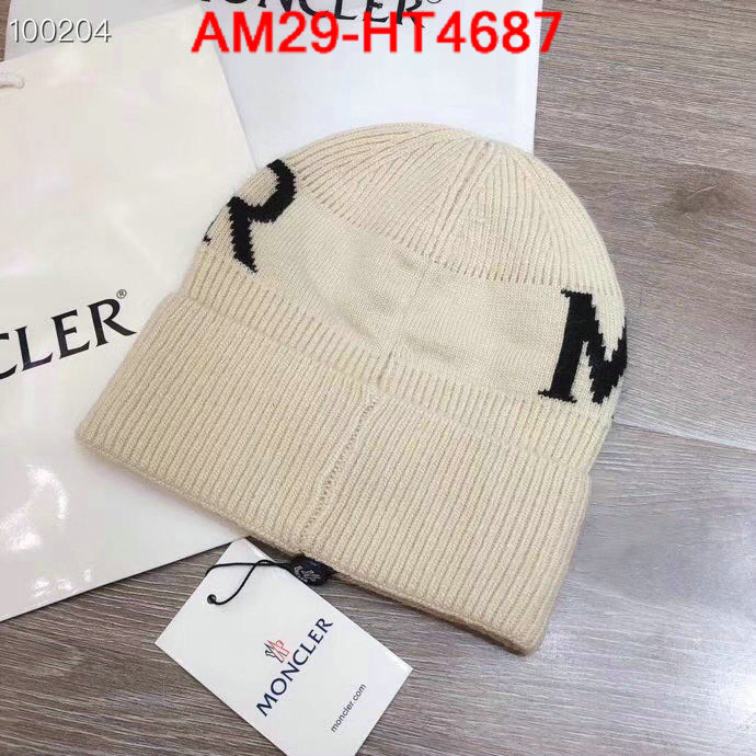 Cap (Hat)-Moncler,fake , ID: HT4687,$: 29USD