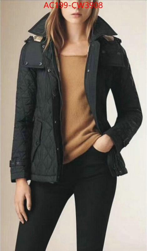 Down jacket Women-Burberry,best knockoff , ID: CW3908,$: 199USD