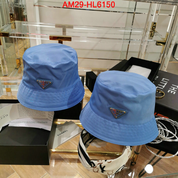 Cap (Hat)-Prada,high quality 1:1 replica , ID: HL6150,$: 29USD