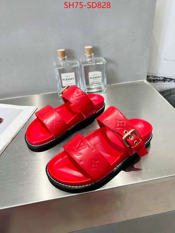 Women Shoes-LV,top perfect fake , ID: SD828,$: 75USD