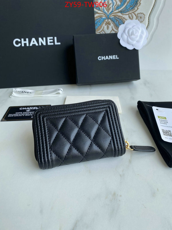 Chanel Bags(TOP)-Wallet-,ID: TW906,$: 59USD